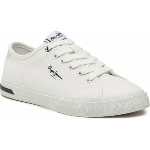 Sneakersy Pepe Jeans Kenton Road W PLS31440 White 800