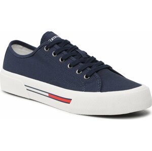 Tenisky Tommy Jeans Canvas Sneaker EM0EM01299 Twilight Navy C87