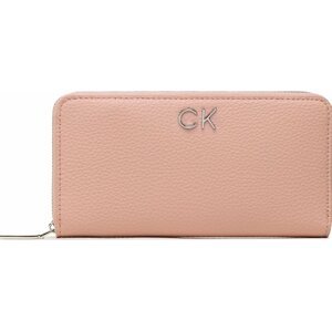 Velká dámská peněženka Calvin Klein Re-Lock Z/A Wallet Lg Pbl K60K610242 TQP