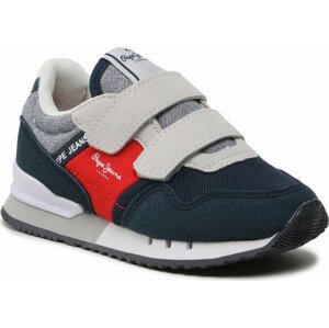 Sneakersy Pepe Jeans London Brighton Bk PBS30558 Navy 595