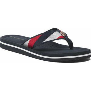 Žabky Tommy Hilfiger Stripy Comfort Beach Sandal FW0FW06446 Desert Sky DW5