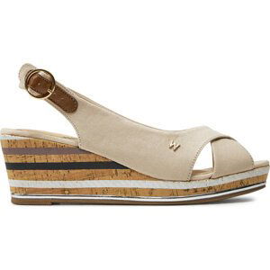 Sandály Wrangler Raval Marina Women Semi Wedge 20241058 Béžová