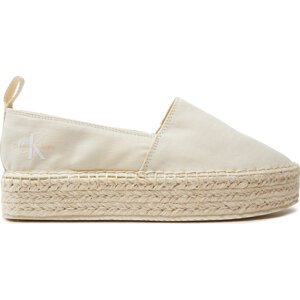 Espadrilky Calvin Klein Jeans Platform Espadrille Ml Btw YW0YW01378 Creamy White/Bright White 0F9