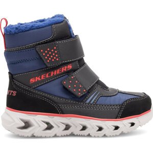 Sněhule Skechers 90588L/NVBK Niebieski Ciemny