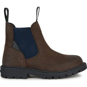 Kozačky Geox J Shaylax Boy J16FAA 00045 C0947 D Brown/Navy