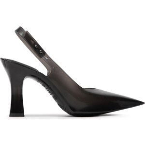 Sandály Melissa Slingback Heel + Larroude 33606 Black Transp AC621