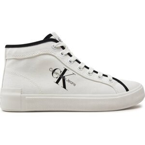 Sneakersy Calvin Klein Jeans Skater Vulcanized High Cs Ml Mr YW0YW01454 Bright White/Black 01W