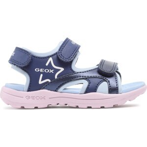 Sandály Geox J Vaniett Girl J256AA054AJC0694 M Navy/Pink