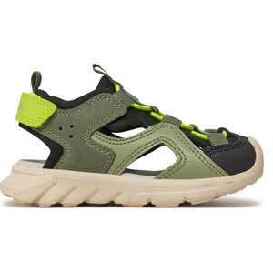 Sandály Geox J Sandal Airadyum Bo J45F1E 0ME15 C0914 M Military/Lime