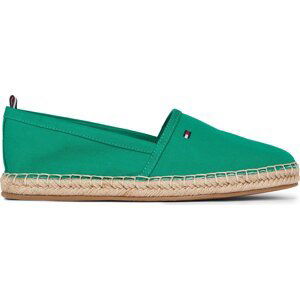 Espadrilky Tommy Hilfiger Basic Tommy Flat Espadrille FW0FW06497 Olympic Green L4B