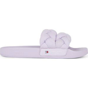 Nazouváky Tommy Jeans Tjw Braided Slide EN0EN02450 Lavender Flower W06