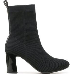 Polokozačky Tommy Hilfiger Feminine Essential Knit Boot FW0FW07405 Černá