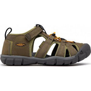 Sandály Keen Seacamp II Cnx 1025145 Military Olive/Saffron