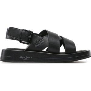 Sandály Pepe Jeans Summer Block PLS90578 Černá