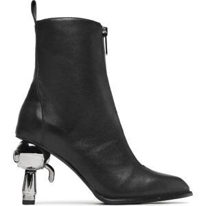 Polokozačky KARL LAGERFELD KL39040 Black Lthr