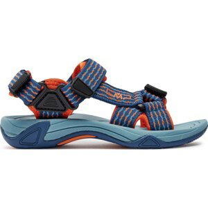 Sandály CMP Kids Hamal Hiking Sandal 38Q9954 Bluesteel-Flame 19MR