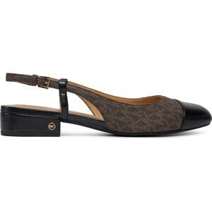 Sandály MICHAEL Michael Kors Perla Flex Sling Flat 40R4PLFP1B Hnědá