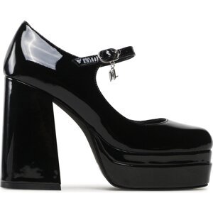 Polobotky KARL LAGERFELD KL30125A Black Patent Lthr