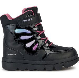 Kozačky Geox J Willaboom Girl B A J36HWA 054FU C9240 D Black/Multicolor