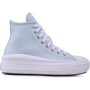 Plátěnky Converse Chuck Taylor All Star Move Platform Junior A03015C Světle modrá