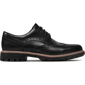 Polobotky Clarks Batcombe Wing 261271927 Black Leather