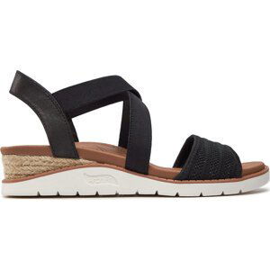 Sandály Skechers Bobs Arch Fit Beach Kiss Boho Beyond 114013/BLK Černá