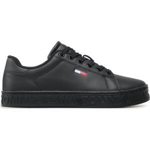 Sneakersy Tommy Jeans Cool Ess EN0EN02042 Černá