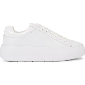 Sneakersy Calvin Klein Bubble Cupsole Lace Up HW0HW01659 Bílá