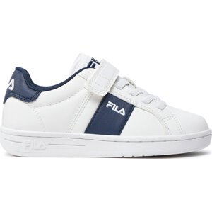 Sneakersy Fila Crosscourt Line Velcro Kids FFK0184 Bílá