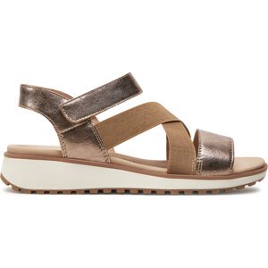 Sandály Caprice 9-28704-42 Taupe Metallic 341