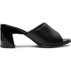 Nazouváky Calvin Klein Heel Mule 60 Lth HW0HW01941 Černá