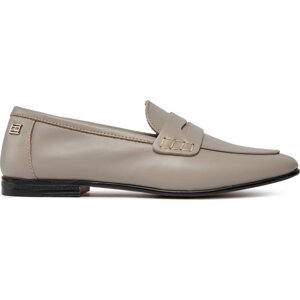 Lordsy Tommy Hilfiger Essential Leather Loafer FW0FW07769 Smooth Taupe PKB