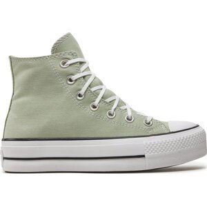 Plátěnky Converse Chuck Taylor All Star Lift HI A03541C Zelená