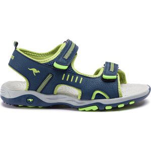 Sandály KangaRoos K-Logan 18338 000 4054 D Dk Navy/Lime