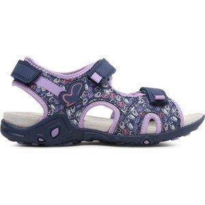 Sandály Geox J Sandal Whinberry G J35GRD 0CE15 CF48E D Navy/Dk Lilac