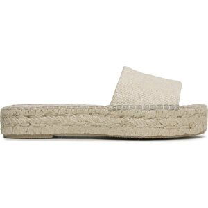 Espadrilky Manebi Coarse Woven Canvas Double Sole Slides G 5.0 DS Béžová