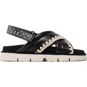 Sandály Mou New Bio # 03 Criss-Cross Upper SW461004C Black/White