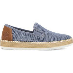 Espadrilky Rieker L7873-12 Modrá