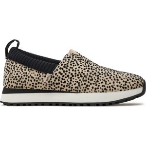 Polobotky Toms Alpargata Resident 2.0 10020724 Fog Flocked Mini Cheetah