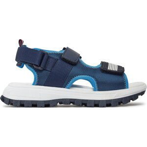 Sandály Tommy Hilfiger Flag Velcro Sandal T3B2-33434-1591 S Blue 800