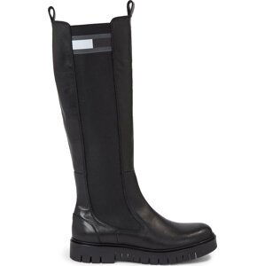 Kozačky Tommy Jeans Tjw High Shaft Boot EN0EN02316 Black BDS