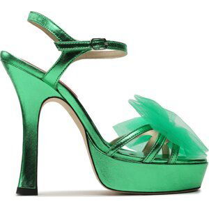 Sandály Custommade Arlina Metallic Bow 999624047 Metallic Green 365