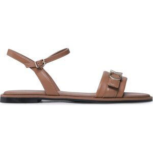 Sandály Calvin Klein Almond Sandal W/Hw HW0HW01483 Safari Canvas RBC