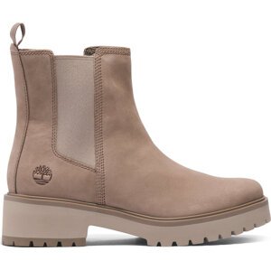 Kotníková obuv s elastickým prvkem Timberland Carnaby Cool Basic Chlsea TB0A41CW9291 Taupe Nubuck