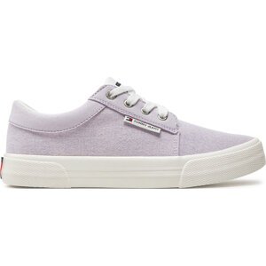 Tenisky Tommy Jeans Tjw Vulc Skate Derby EN0EN02494 Fialová