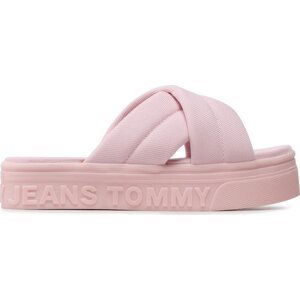 Nazouváky Tommy Jeans Fltfrm Sandal EN0EN02116 Misty Pink