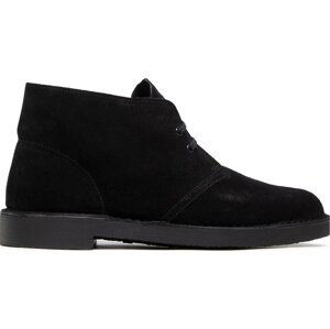 Kotníková obuv Clarks Bushacre 3 261635277 Black Suede