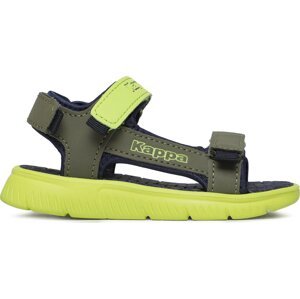 Sandály Kappa 260886MFK Lime/Army 3331