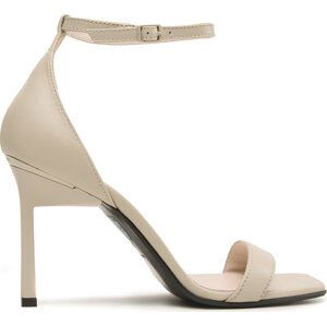 Sandály Calvin Klein Geo Stiletto Sandal 90Hh HW0HW01610 Feather Gray ABY