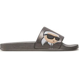 Nazouváky KARL LAGERFELD KL70005N Dark Metal Rubber VDM